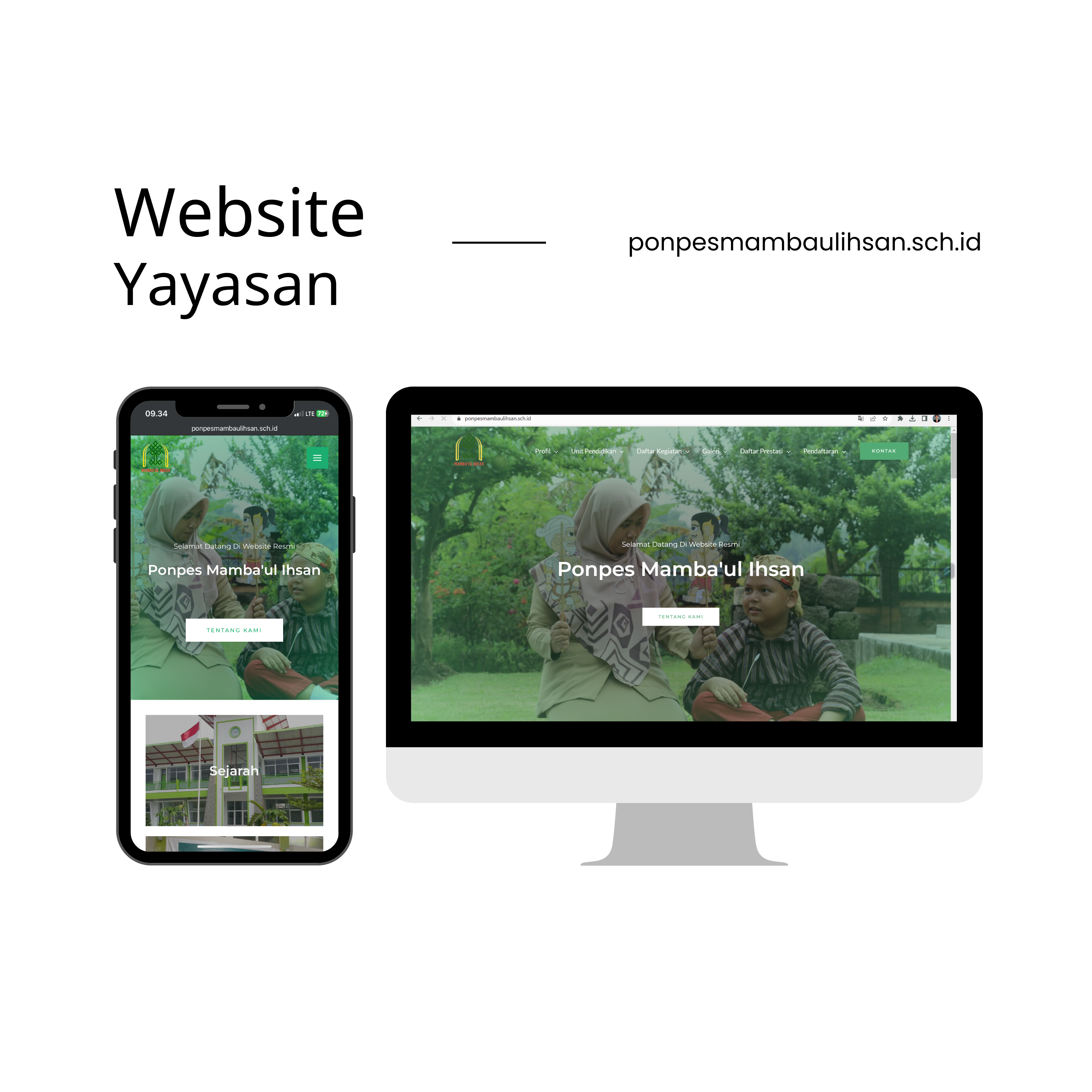 Website Yayasan